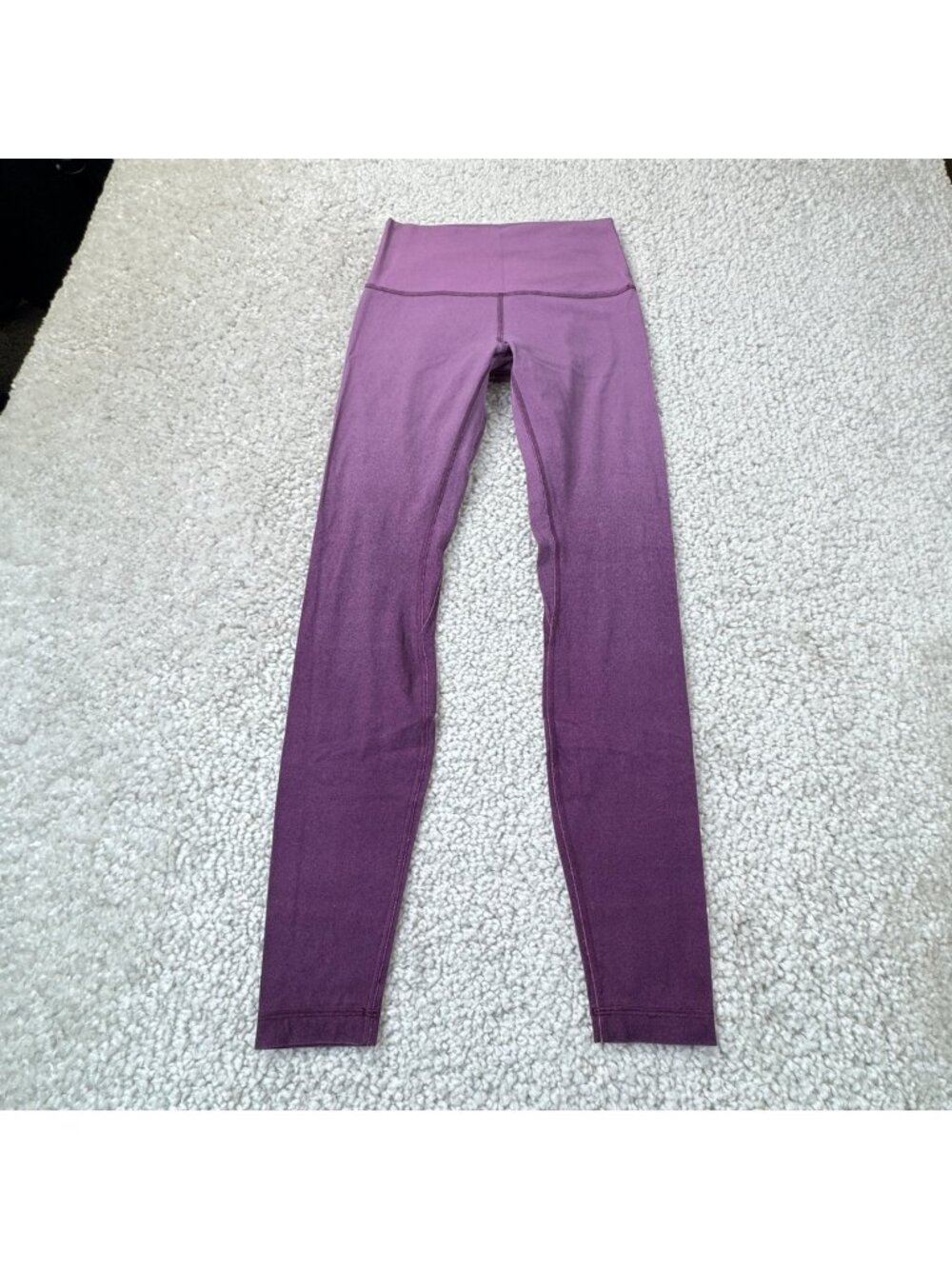 Lululemon Align High Rise Pant Legging Purple Spray Ombre Womens 6